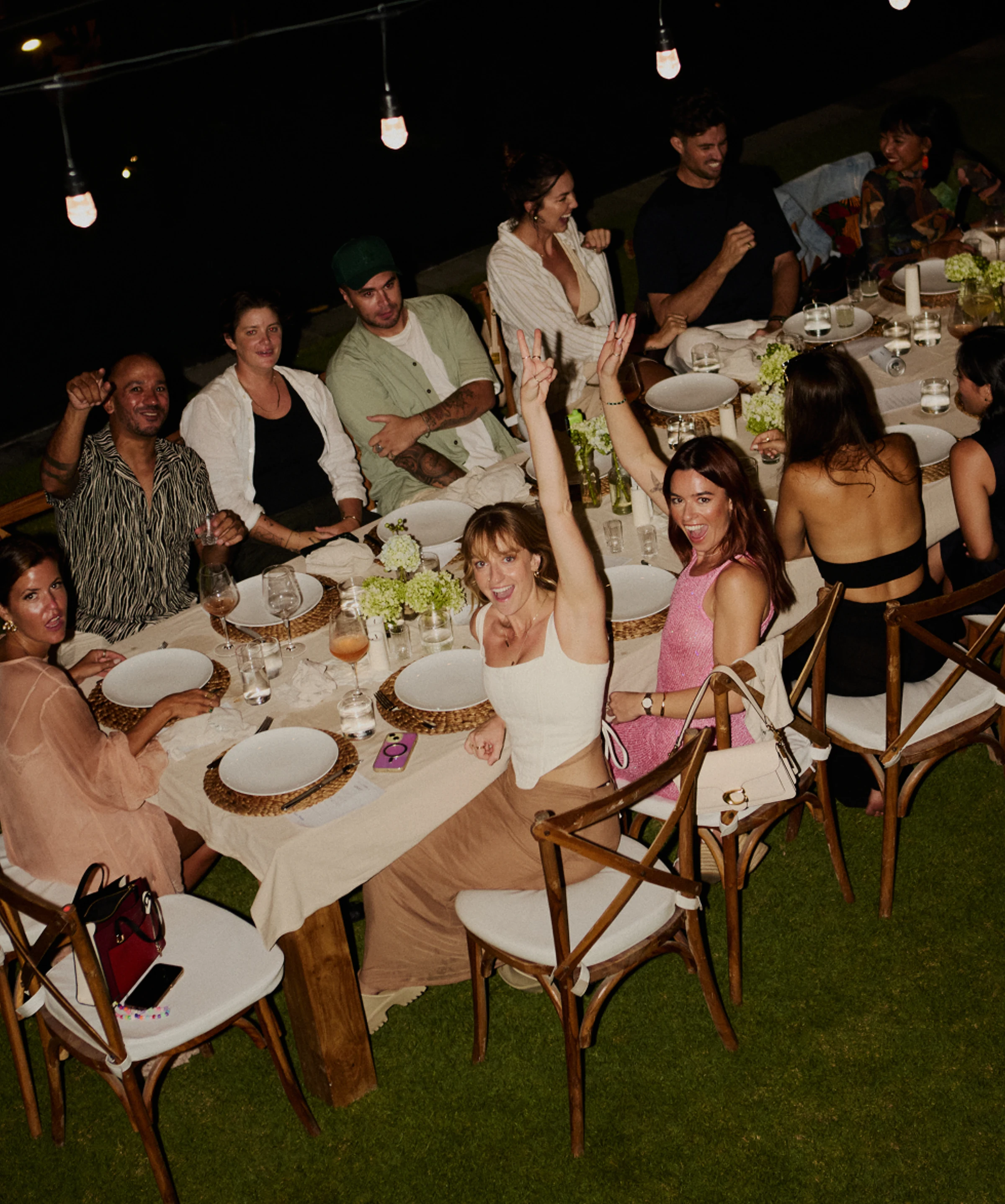 Private celebration dinner party at Villa Zambala Canggu, Bali