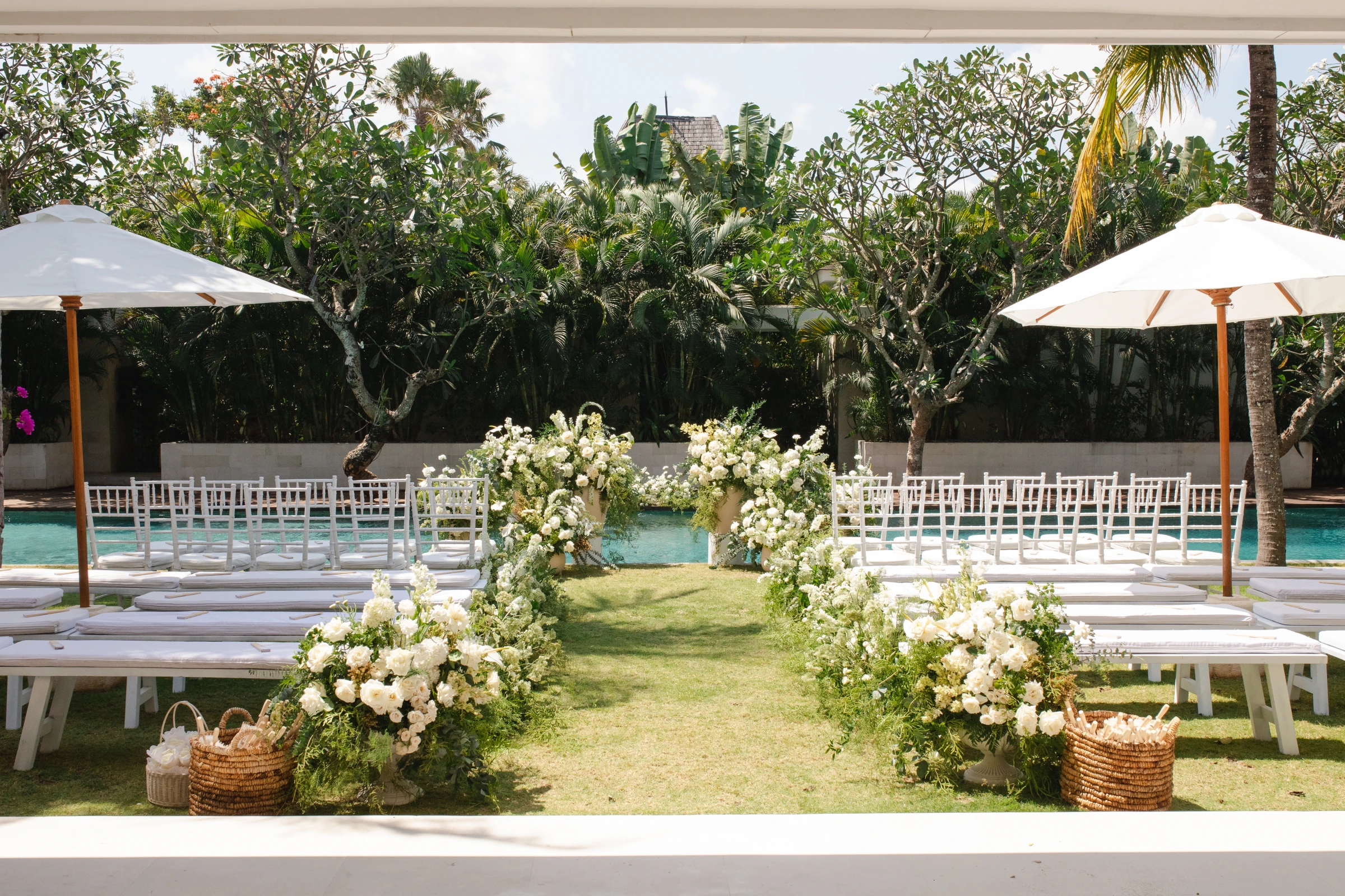 Celebration dinner under the stars at Villa Zambala Canggu