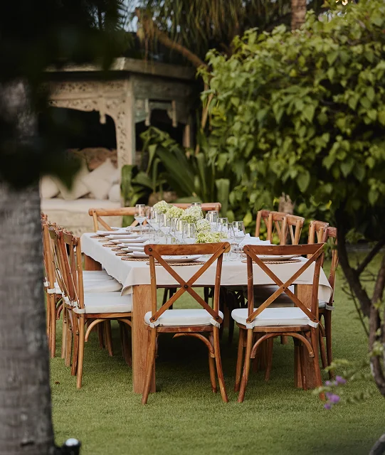 Event styling and planning at Villa Zambala Bali