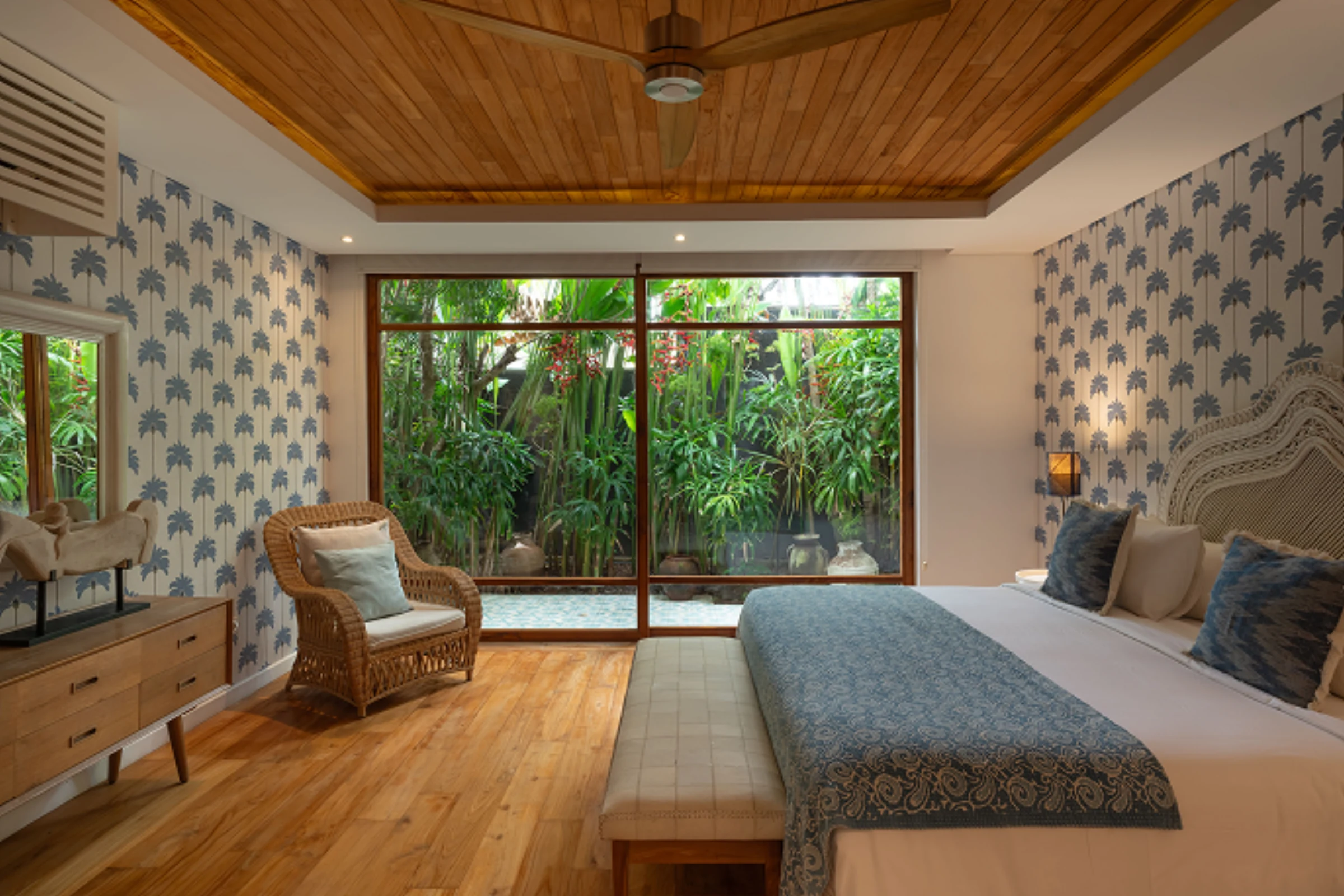 Bedroom suite at Villa Zambala Canggu