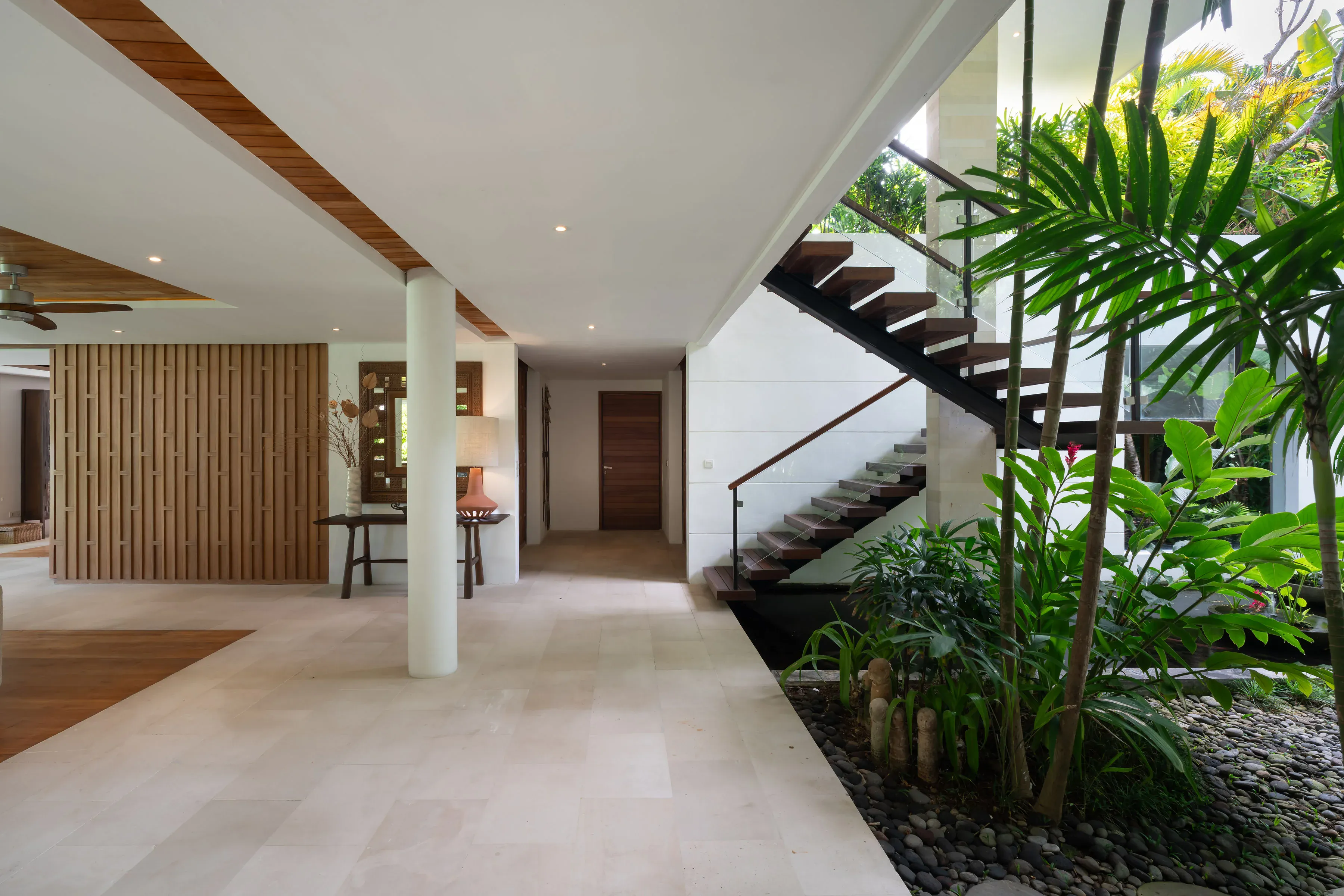 Indoor dining area at Villa Zambala Canggu