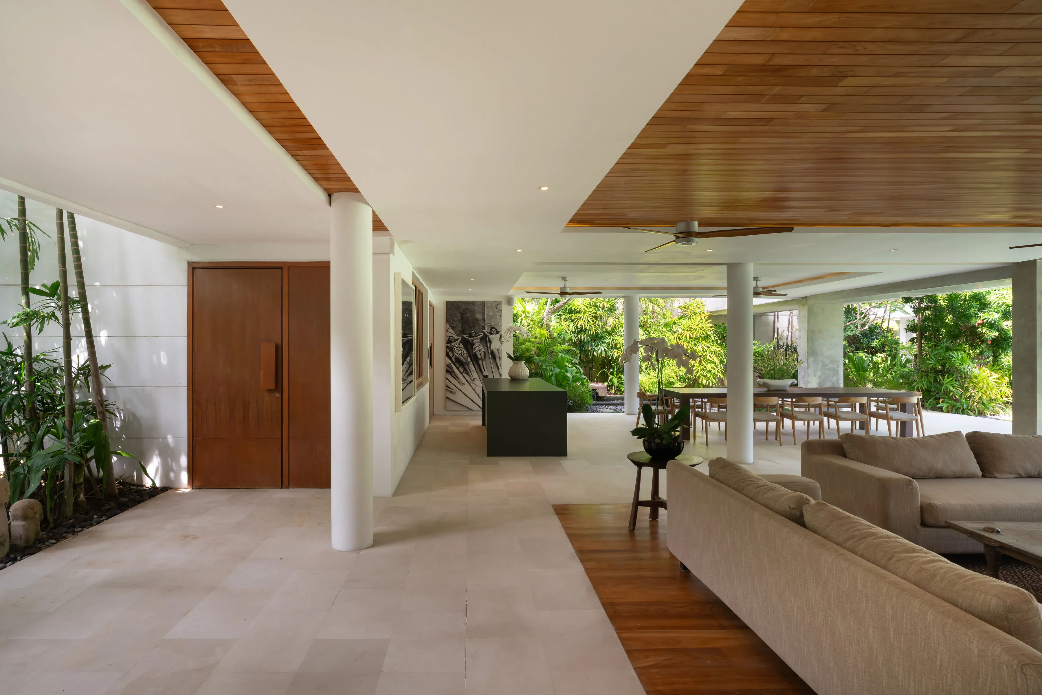 Lounge seating at Villa Zambala Canggu