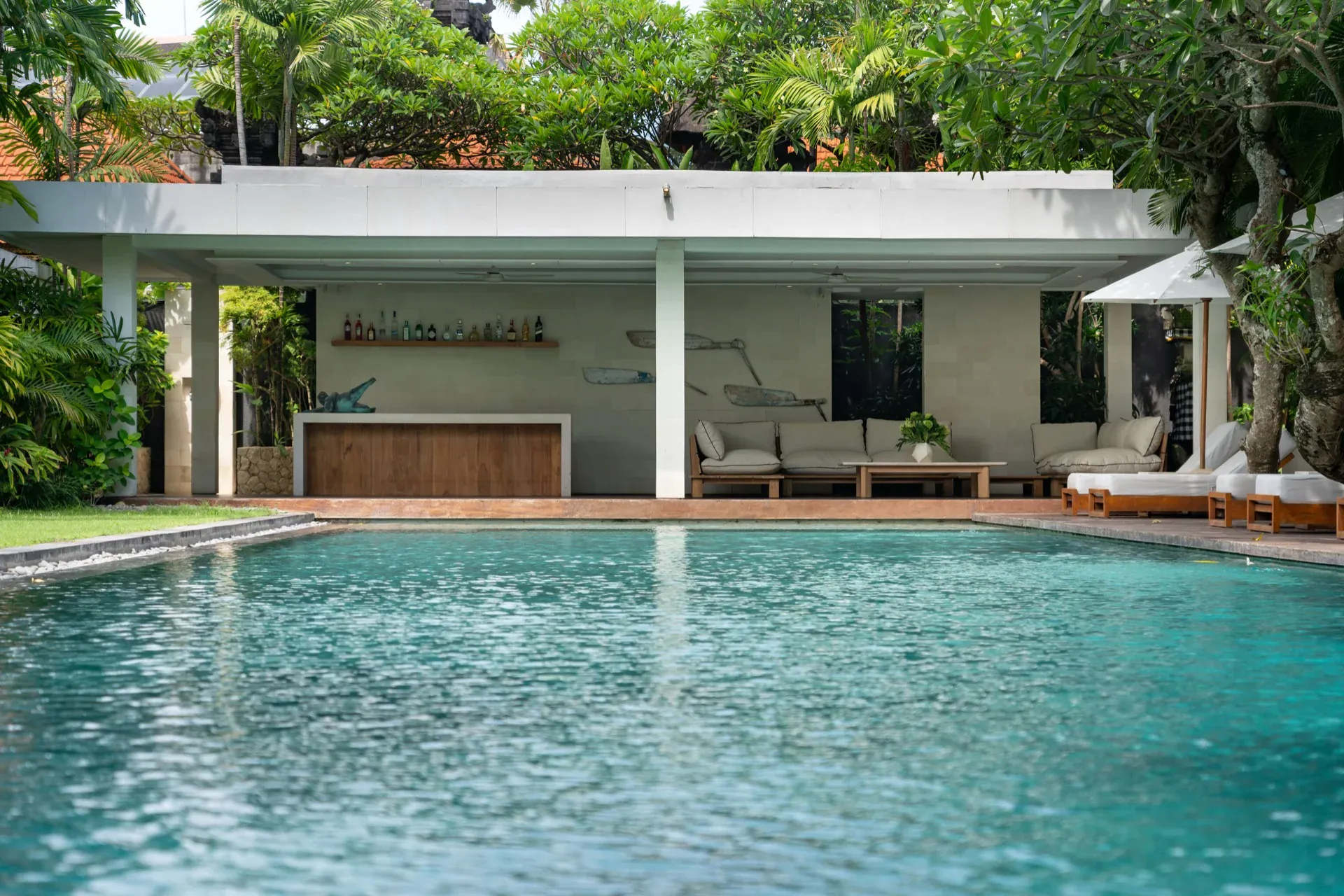 Pool bar at Villa Zambala Canggu