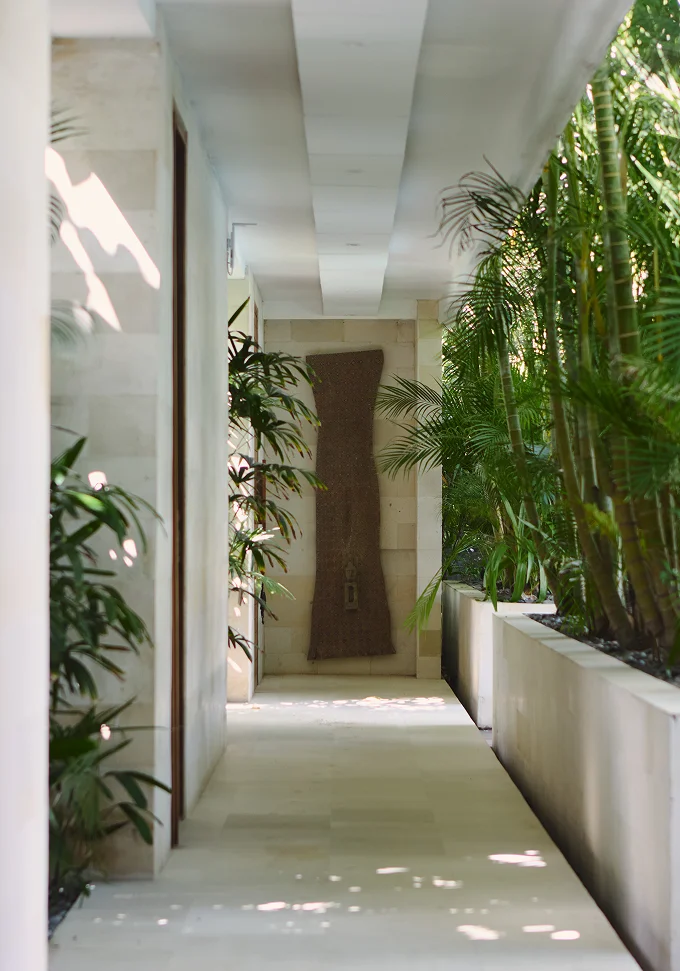 Villa Zambala poolside walkway